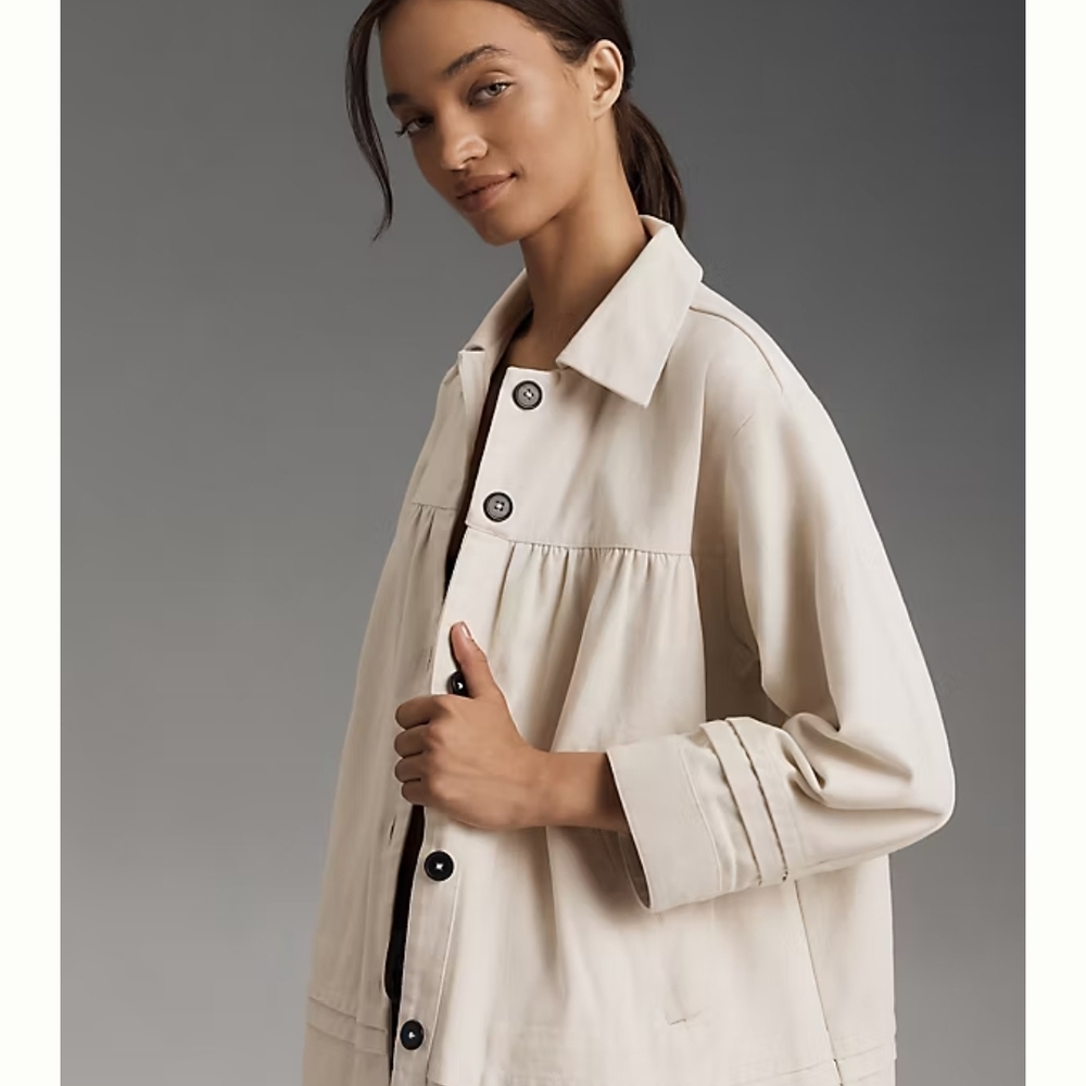 Maeve Collared Swing Jacket